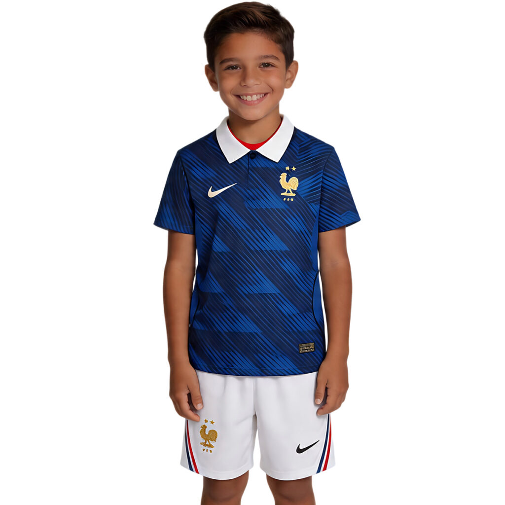 Kids France Home Jersey Kit World Cup 2026 - Cancha Kits
