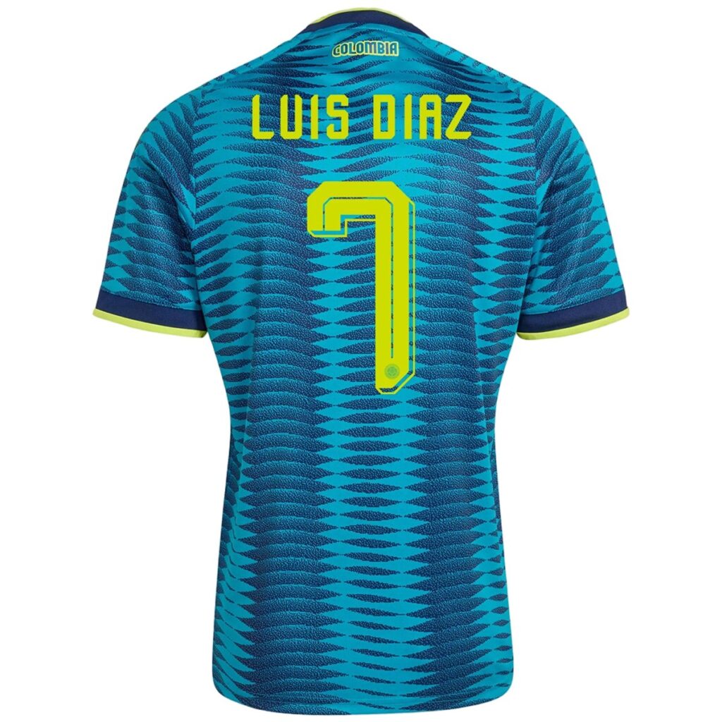 Luis Diaz #7 Colombia Away Jersey World Cup 2026 - Cancha Kits