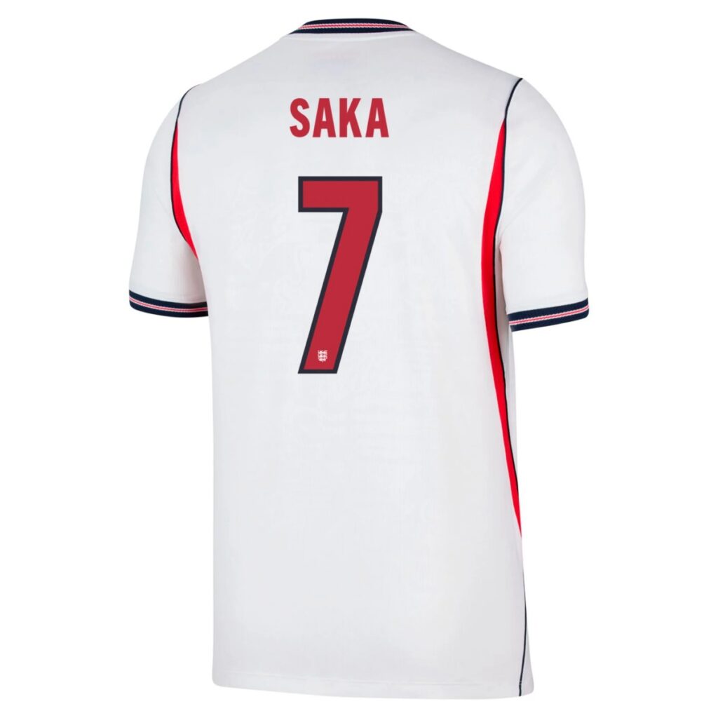Saka #7 England Home Jersey World Cup 2026 - Cancha Kits