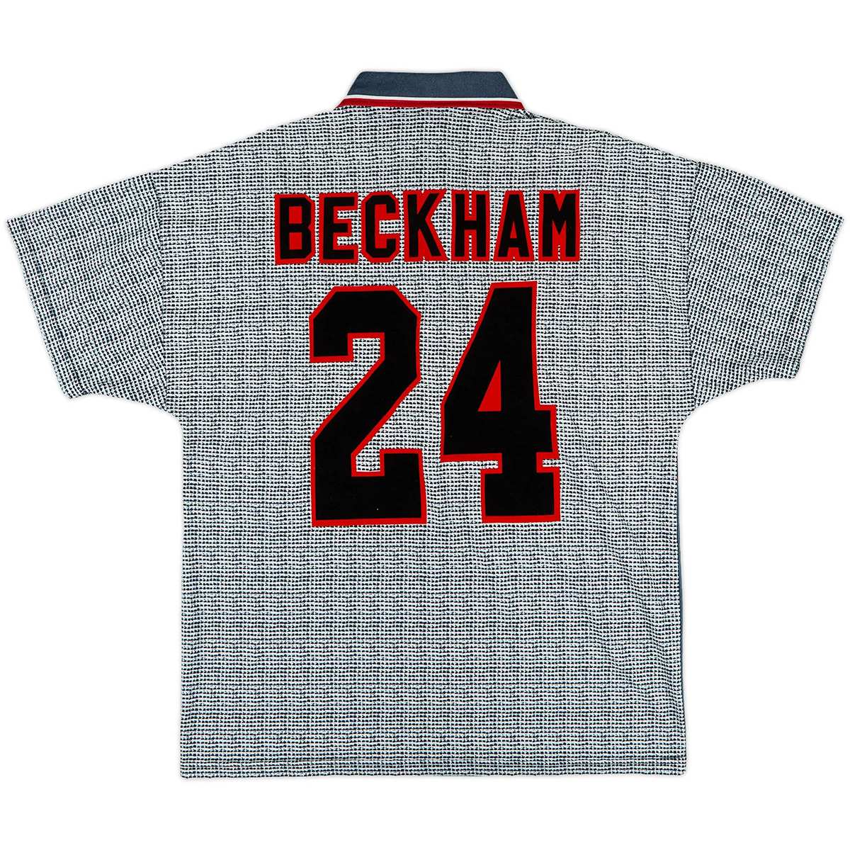 Beckham #24 Retro Manchester United Away Jersey 1995/96 — Manchester United Retro Player Jerseys 1995/96