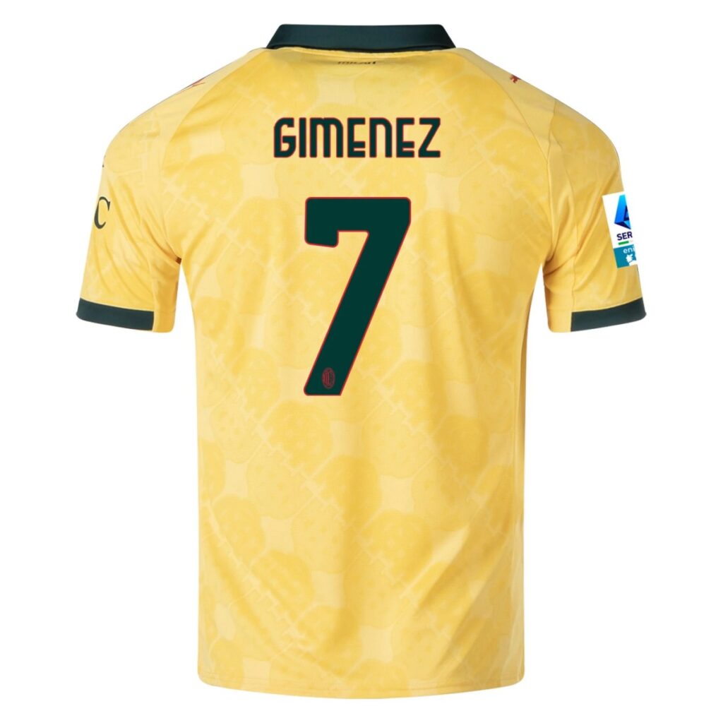 Gimenez #7 AC Milan Third Jersey 2025/26 - Cancha Kits