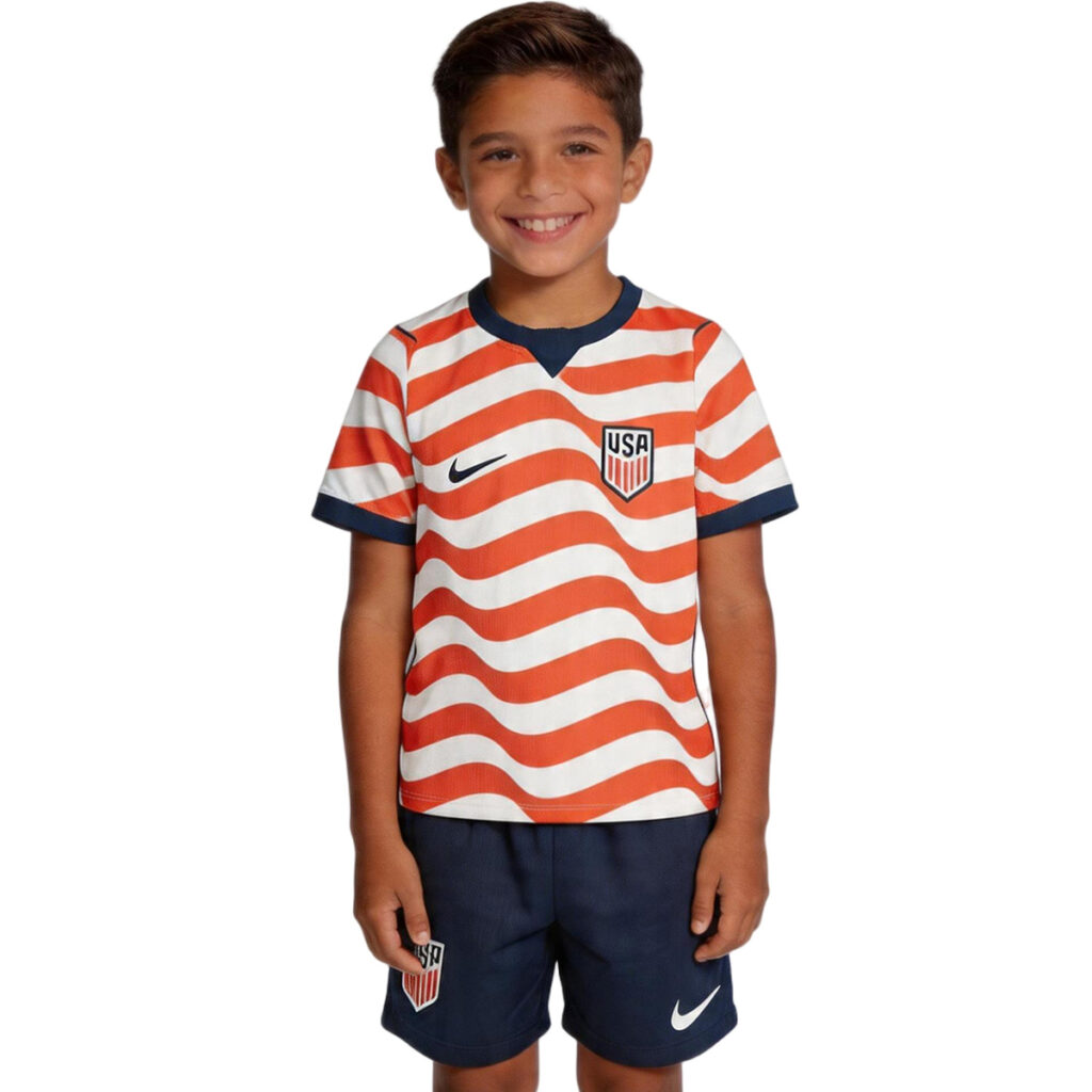 Kids USMNT Home Jersey Kit World Cup 2026