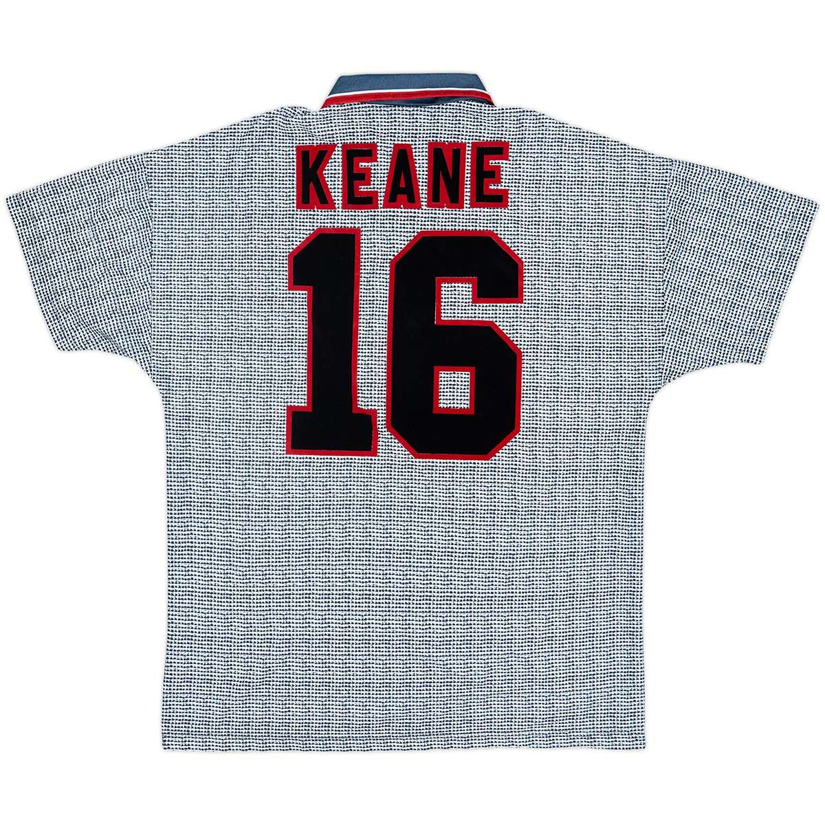 Keane #16 Retro Manchester United Away Jersey 1995/96 — Manchester United Retro Player Jerseys 1995/96