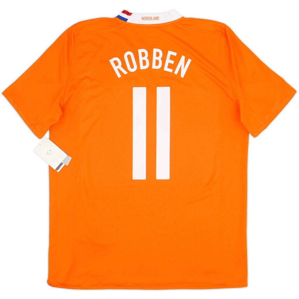 ROBBEN #11 Retro Netherlands Home Jersey Euro 2008 - Cancha Kits