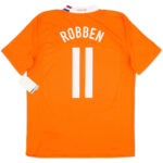 ROBBEN #11 Retro Netherlands Home Jersey Euro 2008