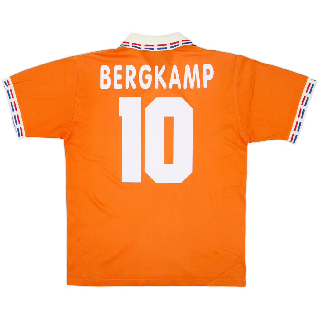 BERGKAMP #10 Retro Netherlands Home Jersey Euro 1996 - Cancha Kits
