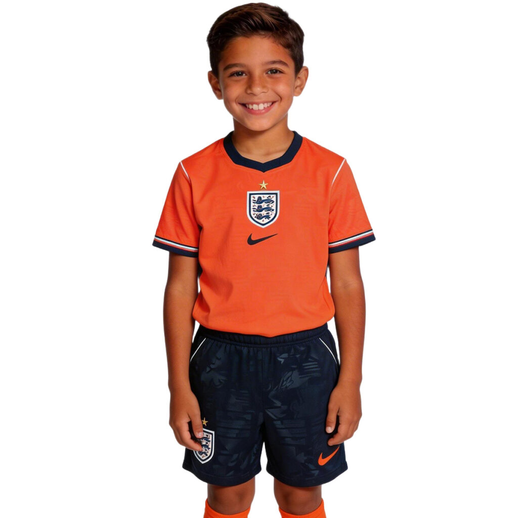 Kids England Away Jersey Kit World Cup 2026 - Cancha Kits