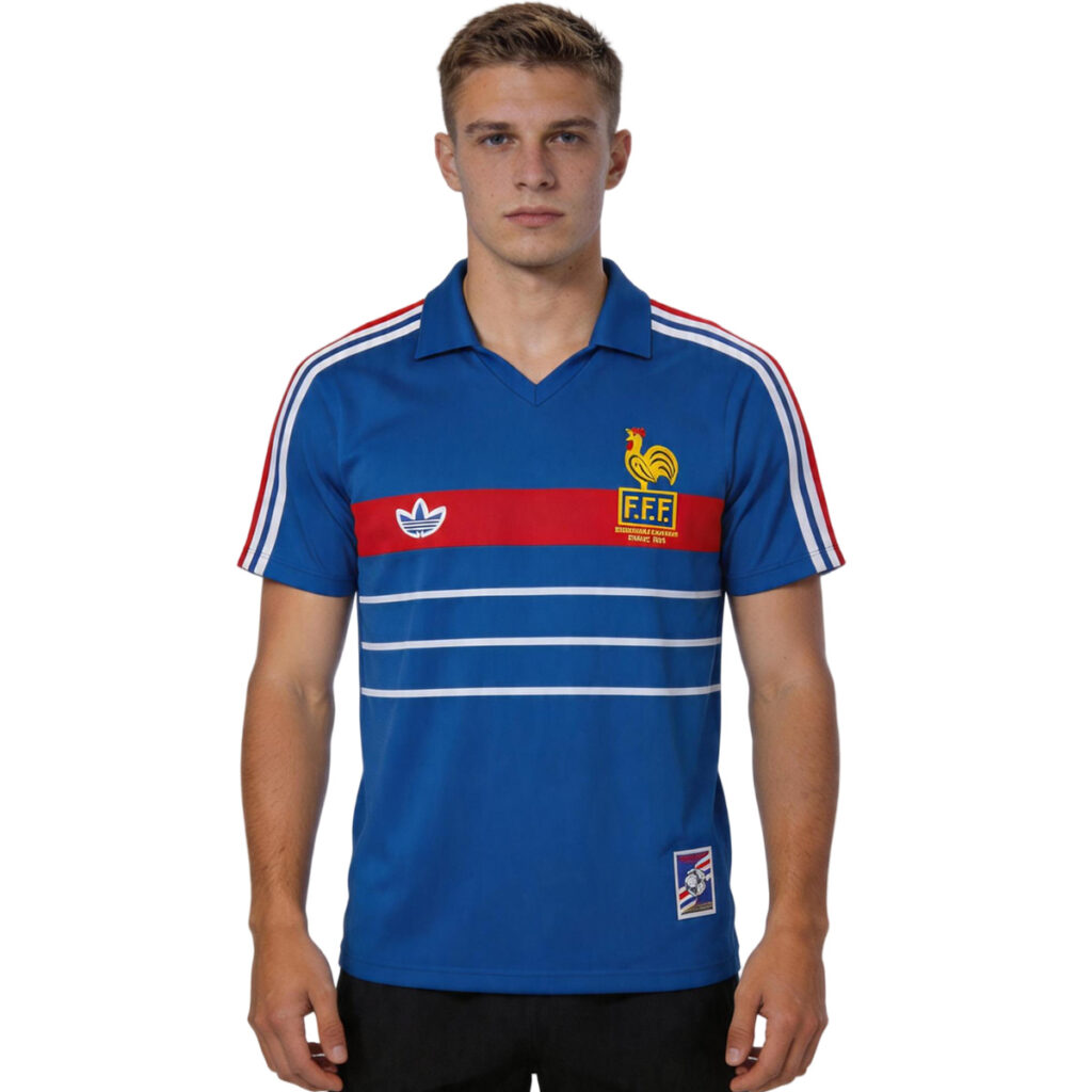 Retro France Home Jersey 1984 - Cancha Kits