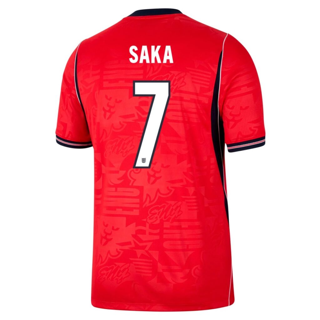 Saka #7 England Away Jersey World Cup 2026 - Cancha Kits