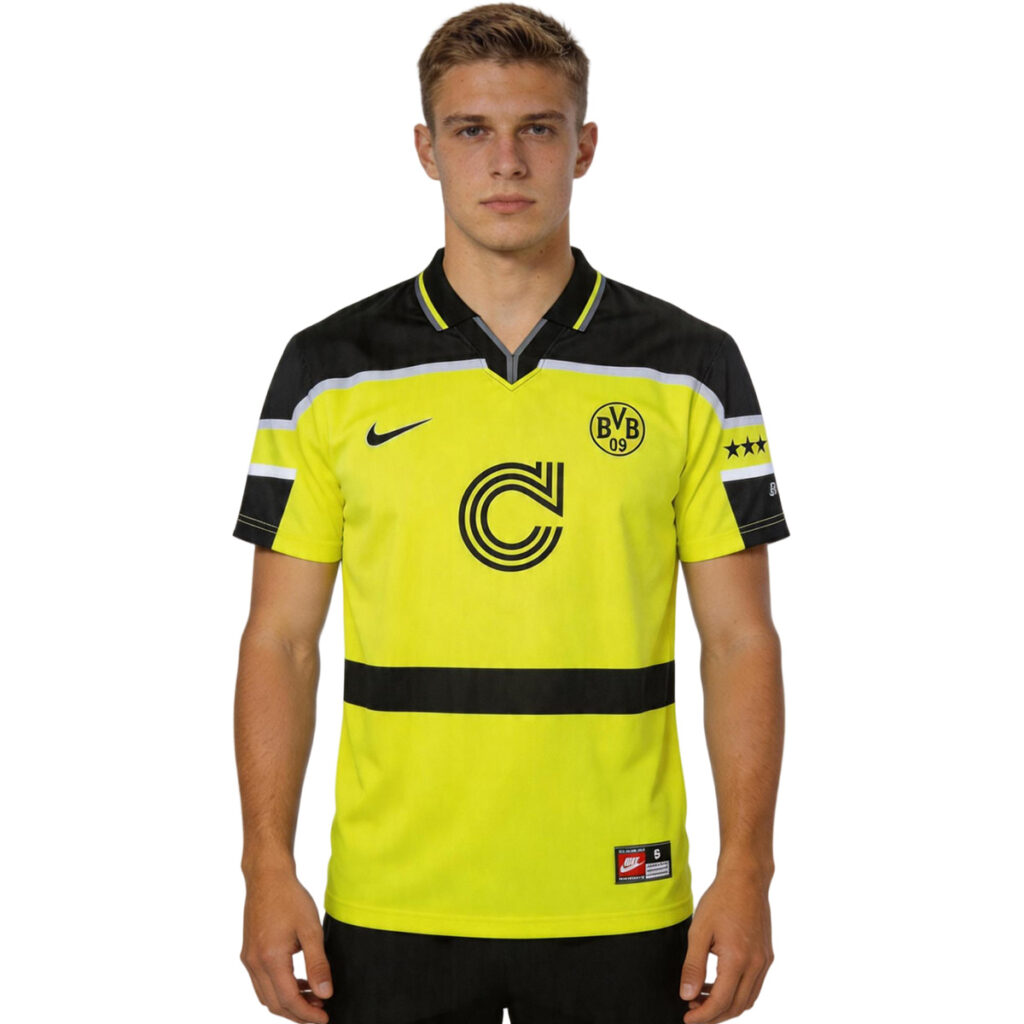 Retro Borussia Dortmund UCL Home Jersey 1996/97 - Cancha Kits