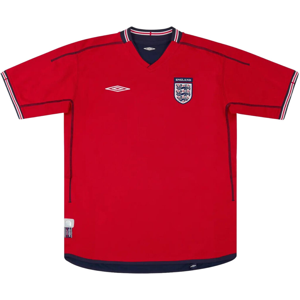 Retro England Away Jersey World Cup 2002 - Cancha Kits