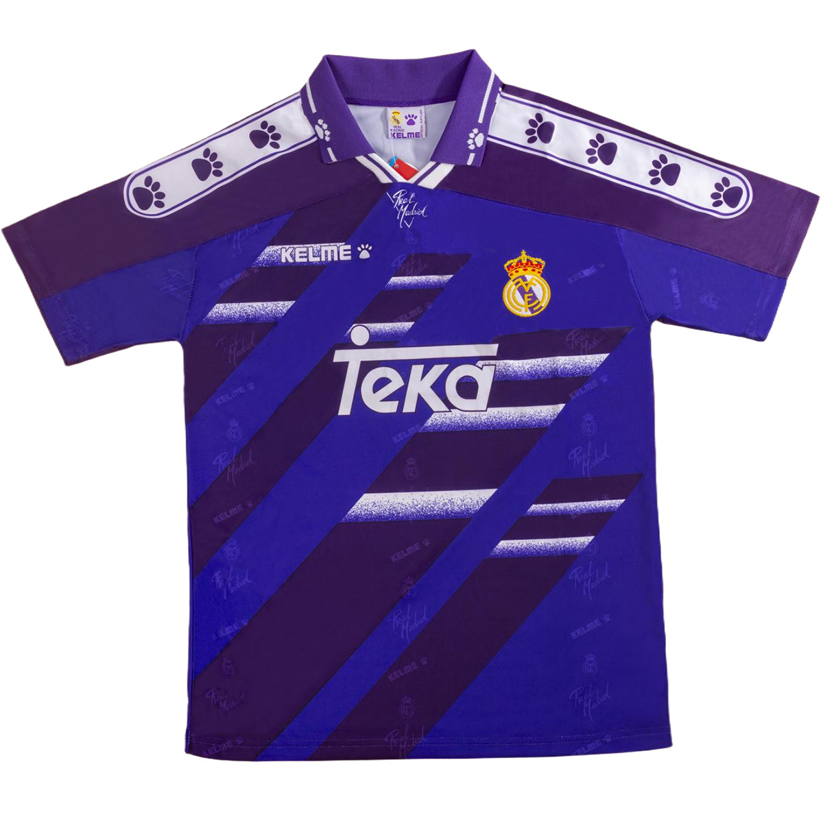 Retro Real Madrid Away Jersey 1994/96 — Real Madrid Retro Short Sleeve Jerseys 1994/96