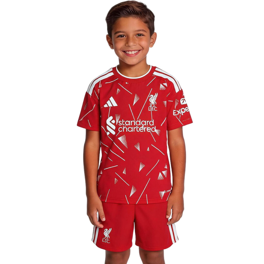 Kids Liverpool Home Jersey Kit 2026/27 - Cancha Kits