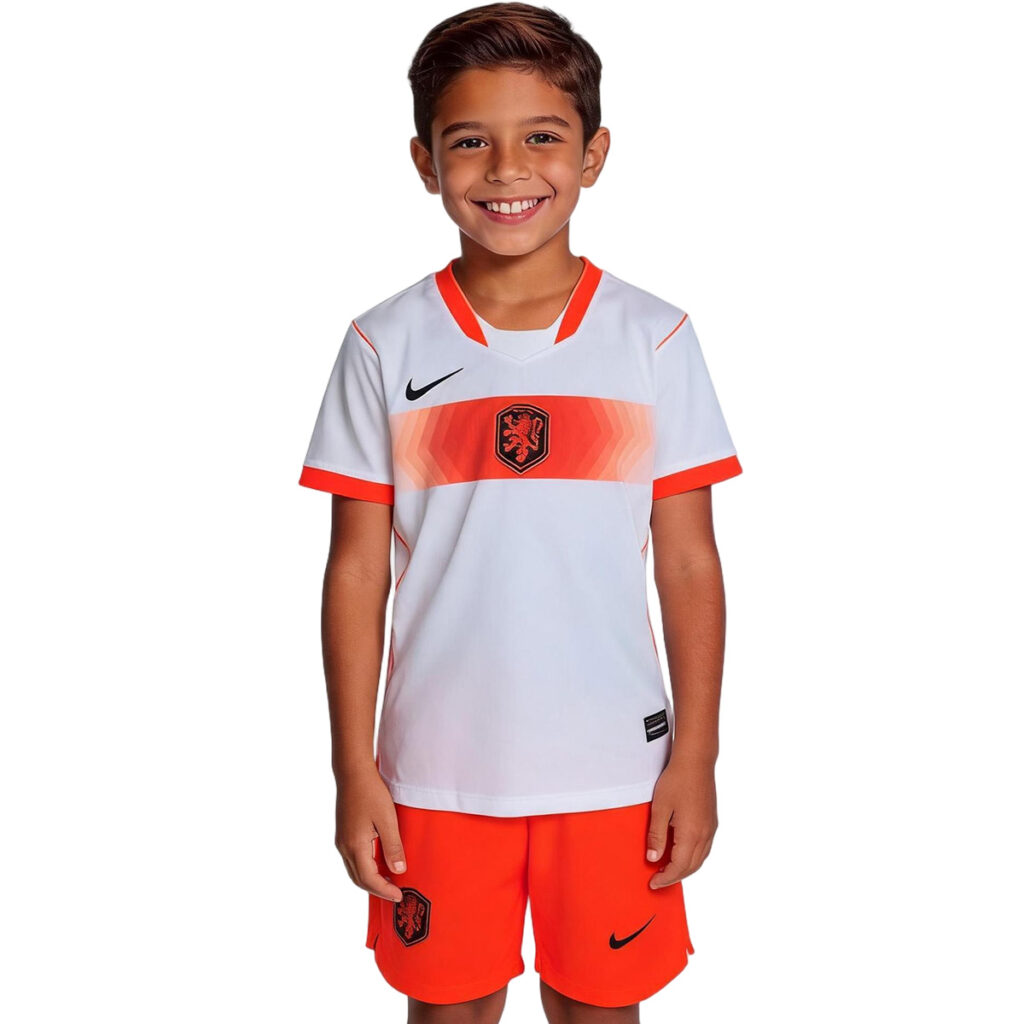 Kids Netherlands Away Jersey Kit World Cup 2026 - Cancha Kits