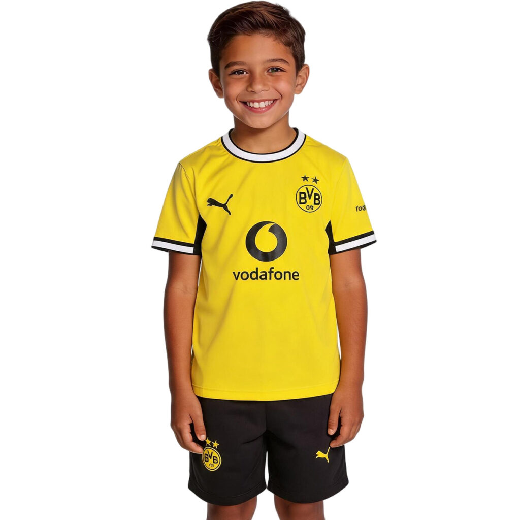 Kids Borussia Dortmund Home Jersey Kit 2026/27 - Cancha Kits
