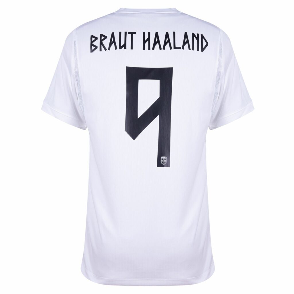 Braut Haaland #9 Norway Third Whiteout Jersey World Cup 2026 - Cancha Kits