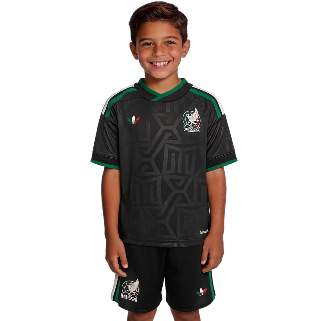 Kids Mexico Third Jersey Kit World Cup 2026 - Cancha Kits