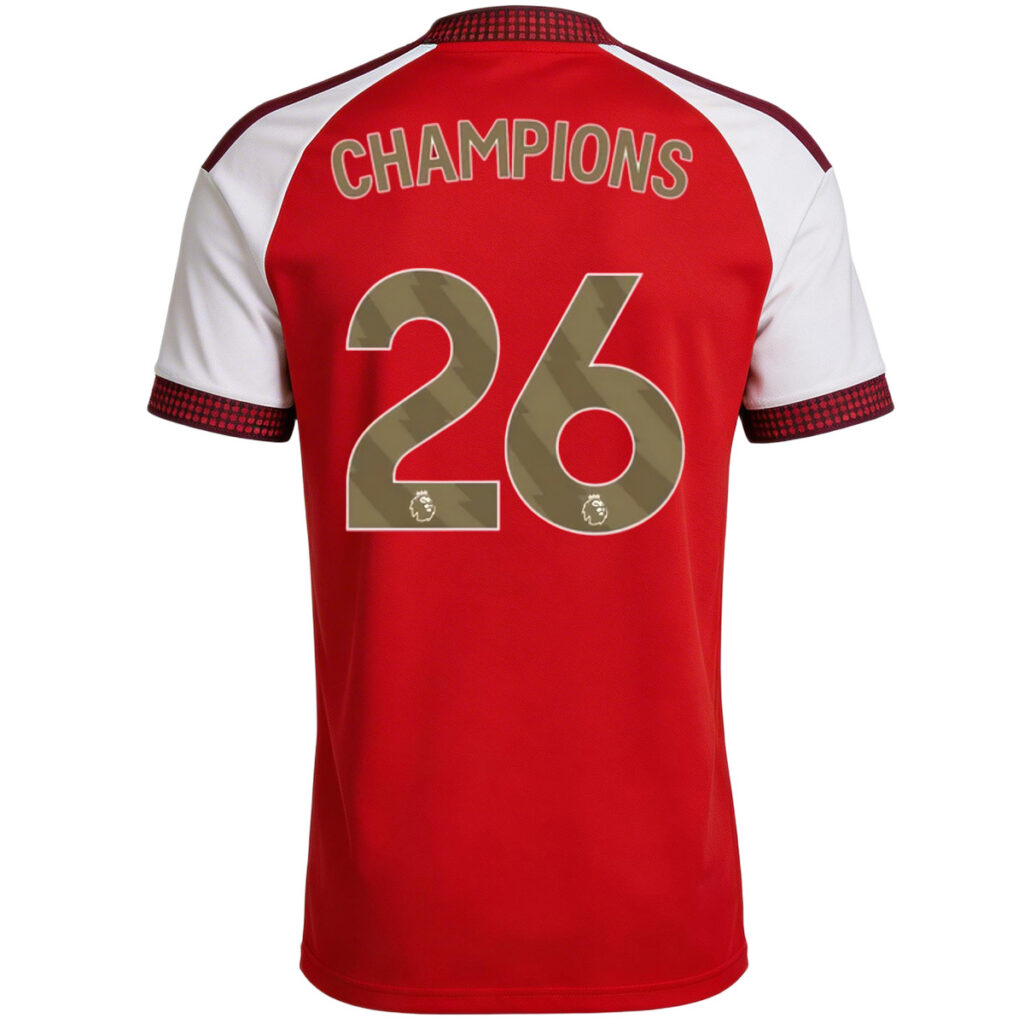 CHAMPIONS #26 Arsenal Home Jersey 2026/27 - Cancha Kits
