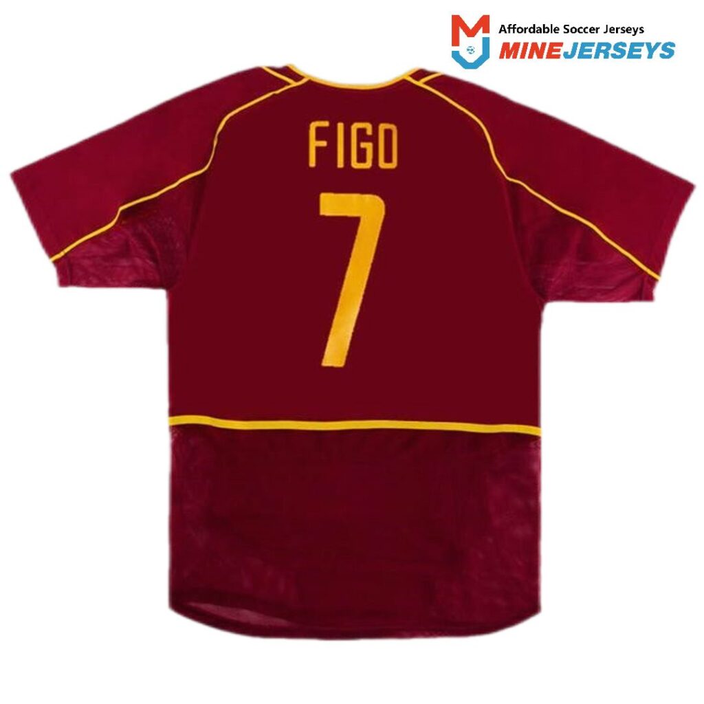 Figo #7 Retro Portugal Home Jersey World Cup 2002 - Cancha Kits