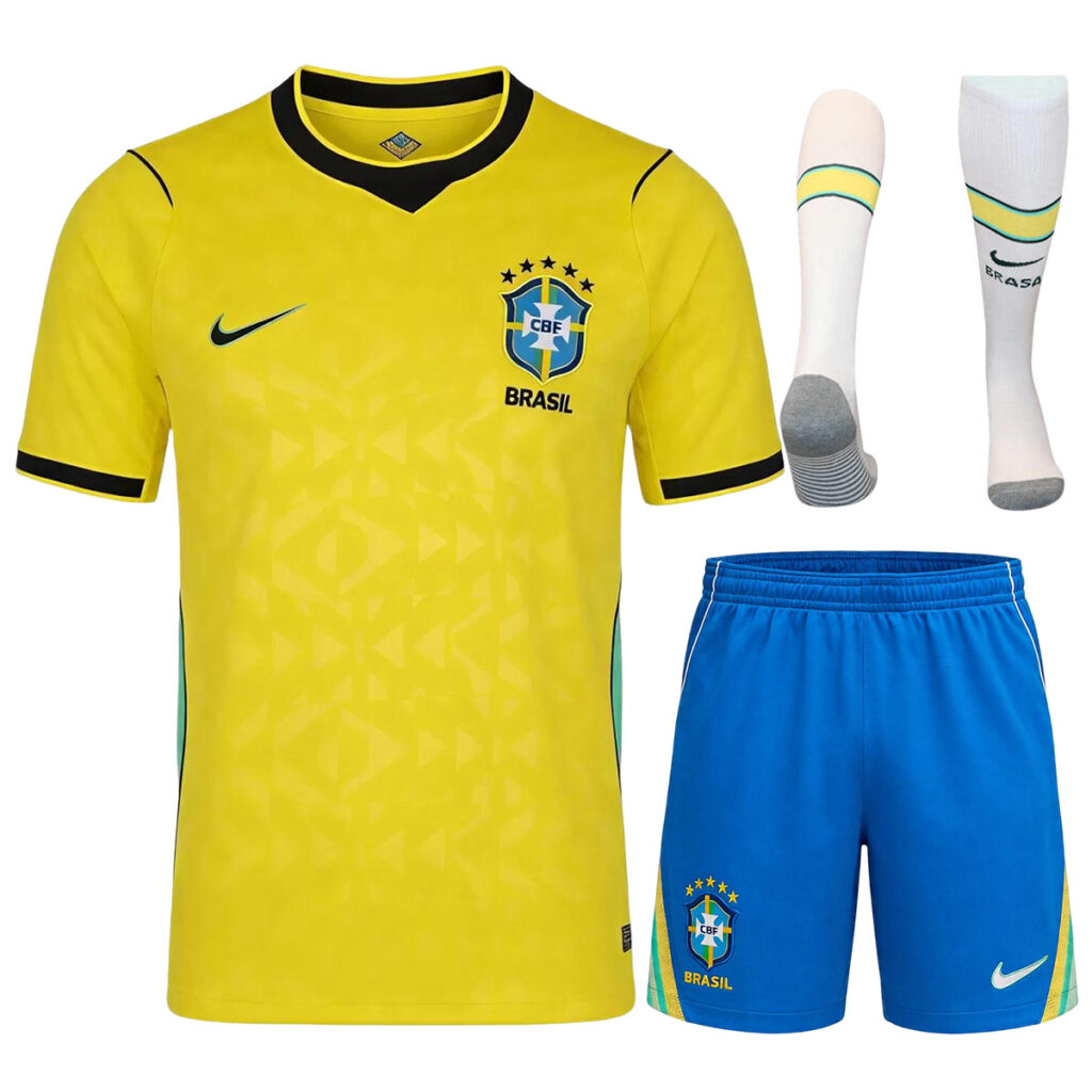 Brazil Home Jersey Full Kit World Cup 2026 - Cancha Kits