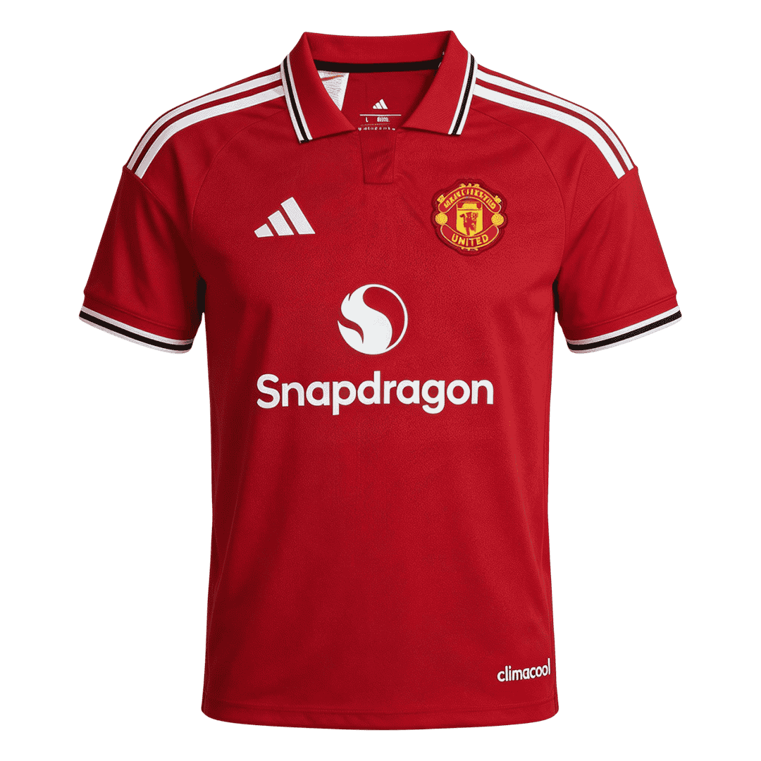 B.FERNANDES #8 Manchester United Home Jersey 2026/27 (back view)