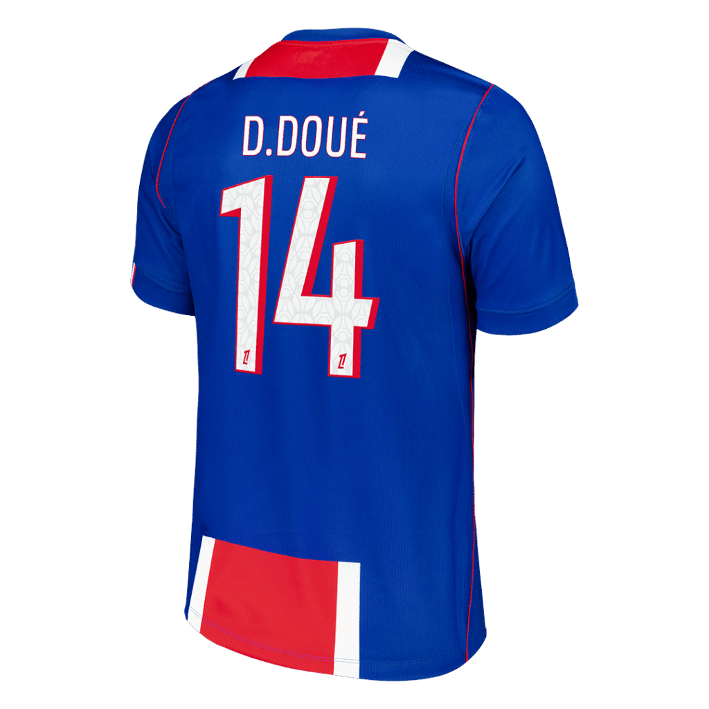 D.DOUÉ #14 PSG Home Jersey 2026/27 - Cancha Kits