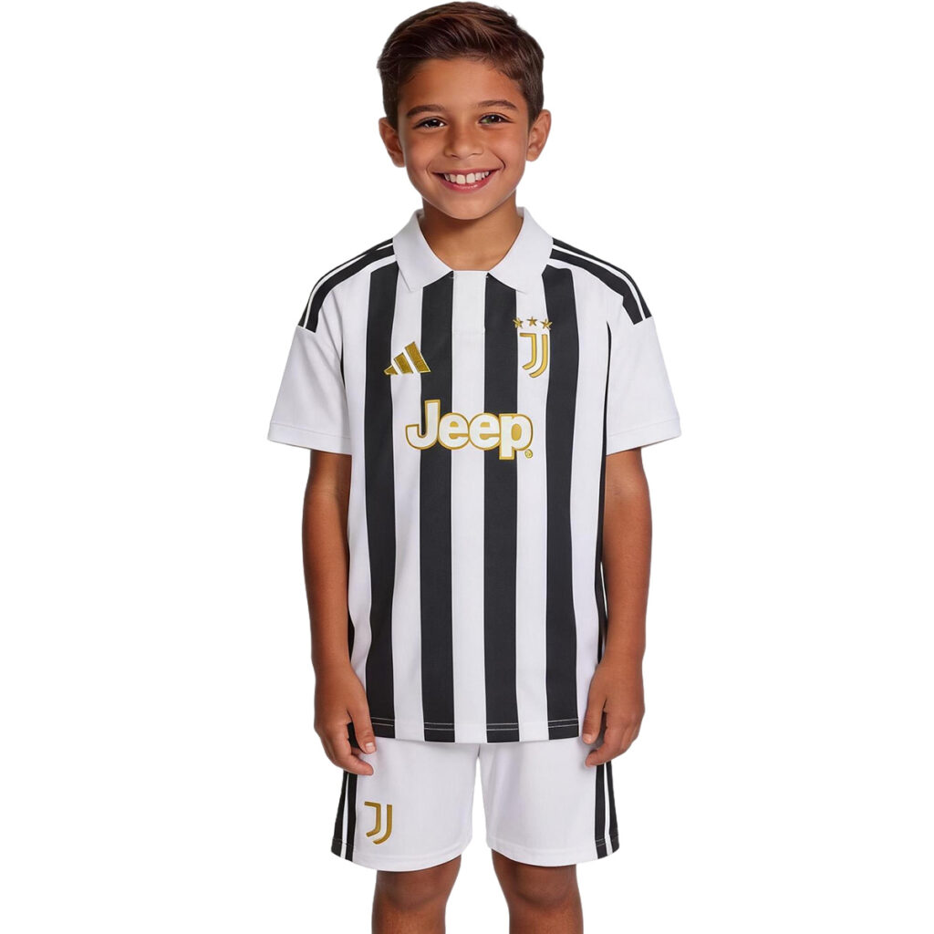 Kids Juventus Home Jersey Kit 2026/27 - Cancha Kits