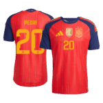 PEDRI #20 Spain Home Winners 2 Star Match Jersey Player Version 2026