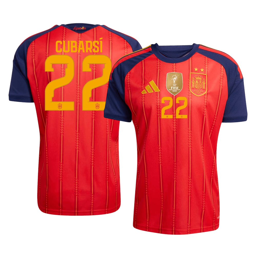 CUBARSÍ #22 Spain Home Winners 2 Star Jersey 2026