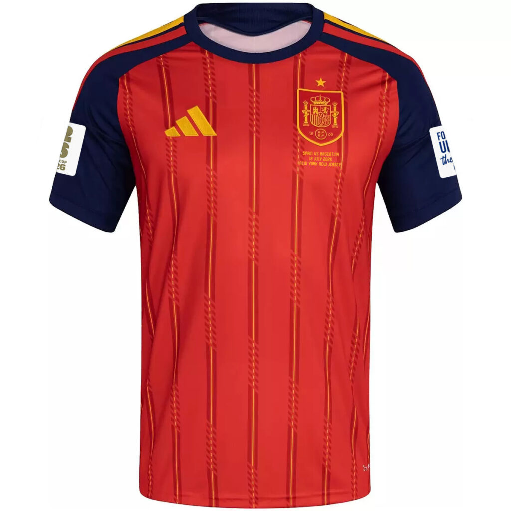 Spain Home World Cup Final Version Jersey 2026 - Cancha Kits