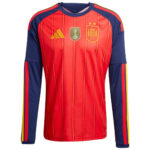 Spain 2026 World Cup Winners 2 Star Home Long Sleeve Jersey