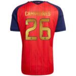 CAMPEONES #26 Spain 2026 World Cup Winners 2 Star Home Match Jersey – Player Verison
