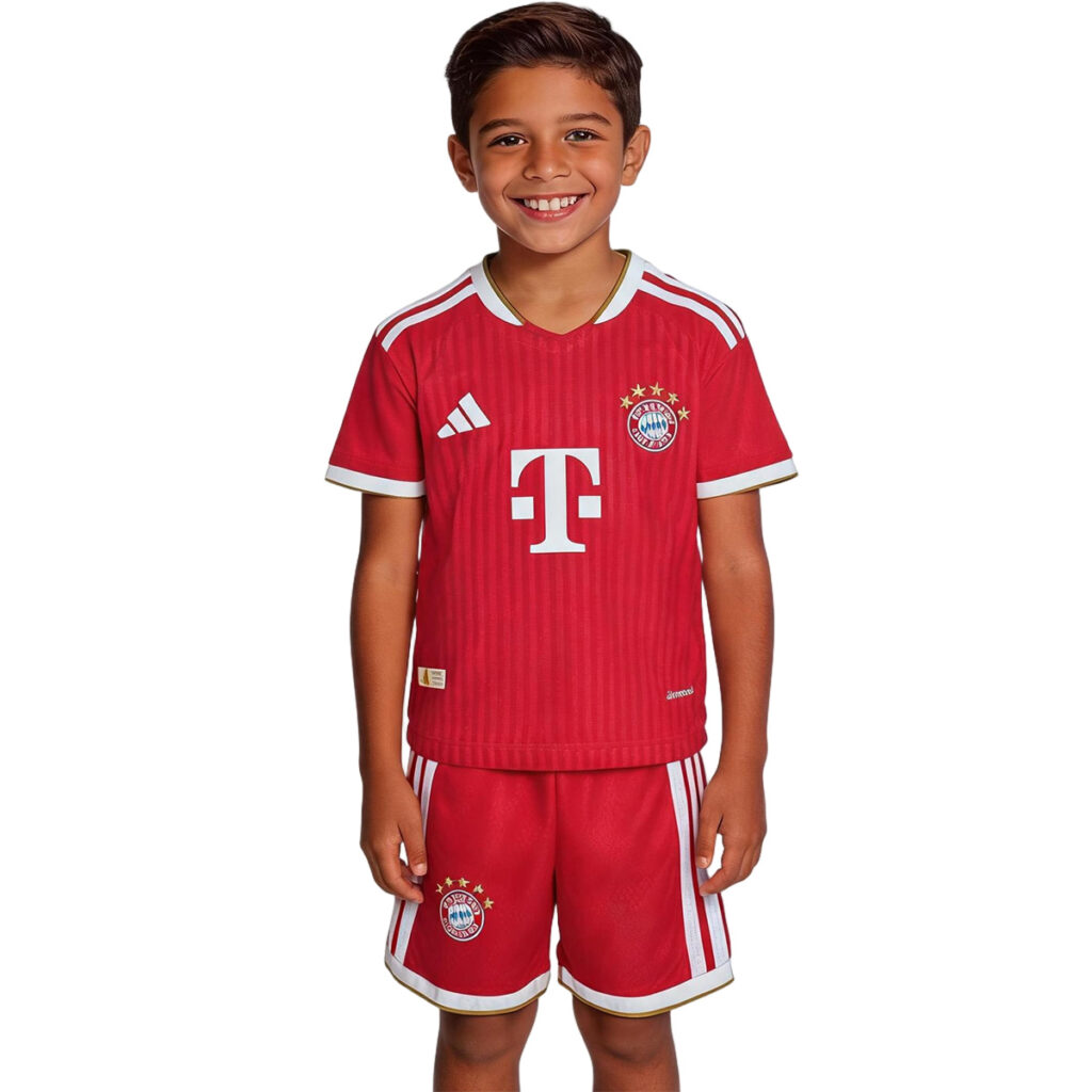 Kids Bayern Munich Home Match Jersey Kit Player Version 2026/27 - Cancha Kits