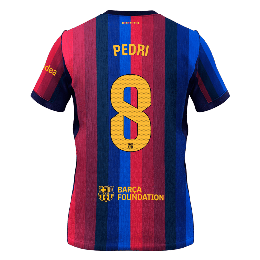 PEDRI #8 Barcelona Home Jersey 2026/27 - Cancha Kits
