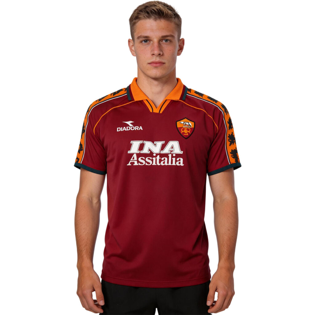 Retro AS Roma Home Jersey 1998/99 - Cancha Kits