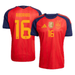 RODRIGO #16 Spain Home Winners 2 Star Jersey 2026