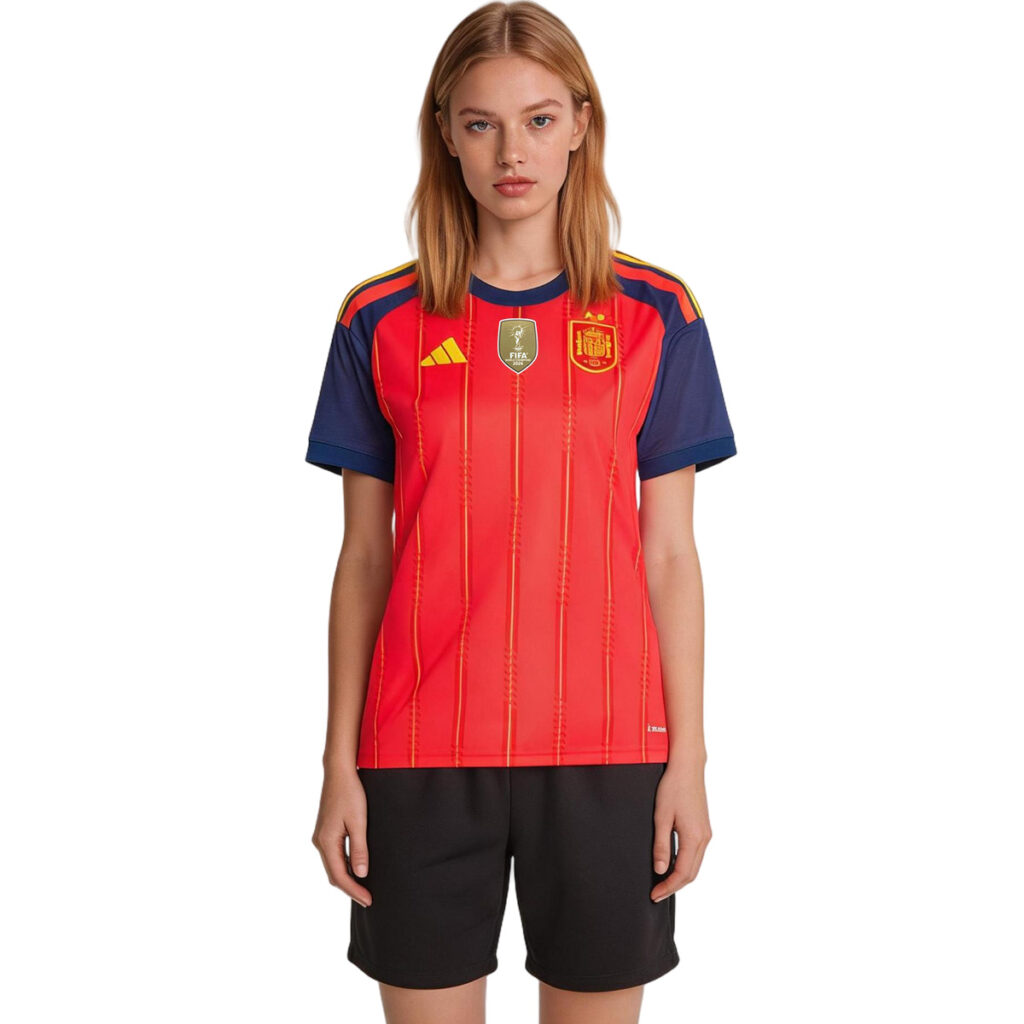 Women’s Spain Home 2 Star Jersey World Cup 2026 - Cancha Kits