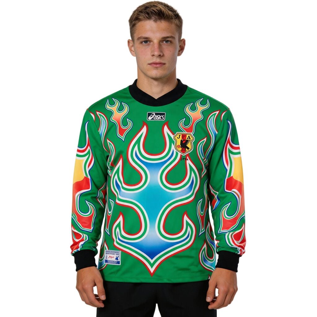 Retro Japan Goalkeeper Long Sleeve Jersey Green World Cup 1998 - Cancha Kits