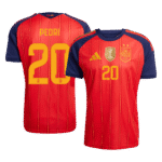 PEDRI #20 Spain Home Winners 2 Star Jersey 2026