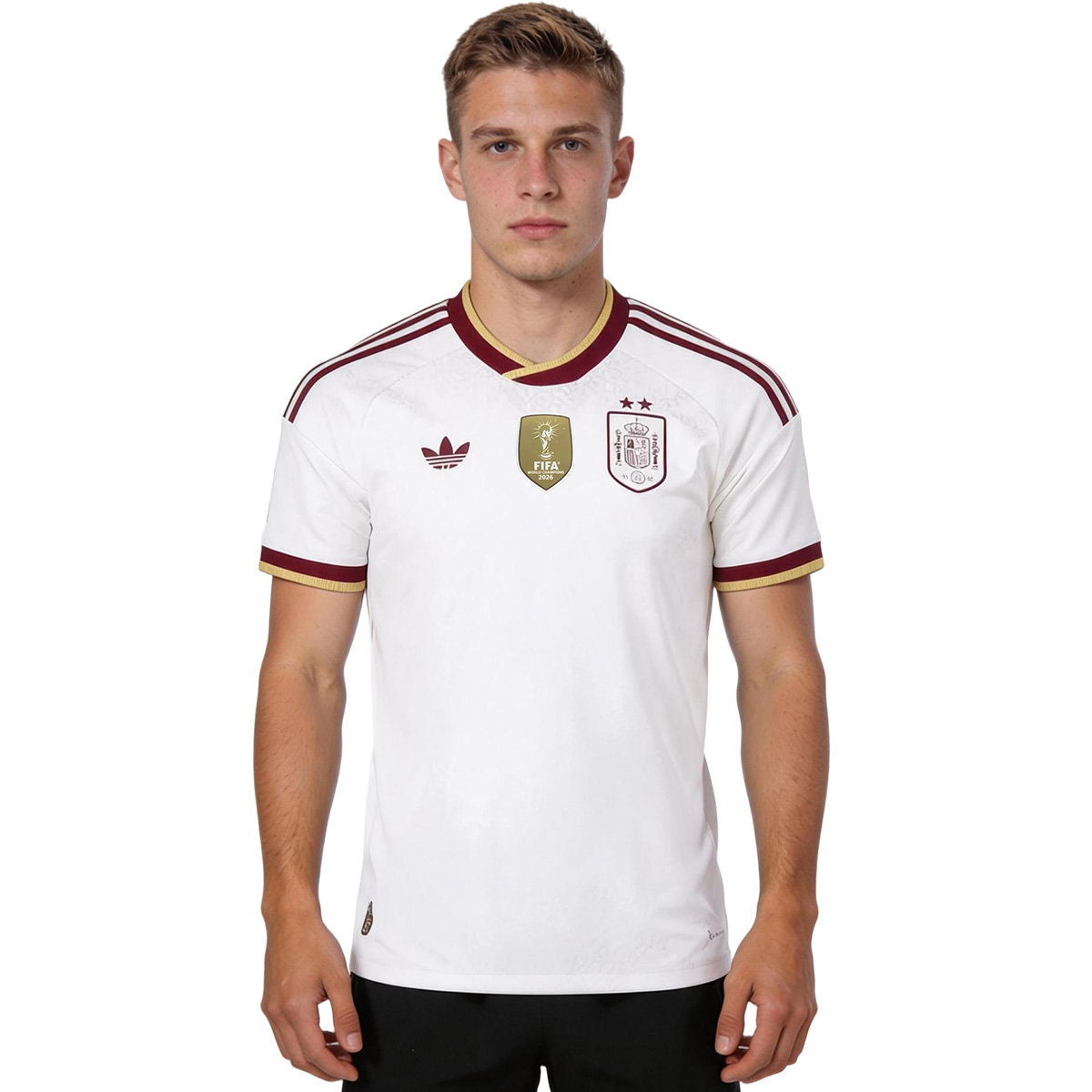 Spain 2026 World Cup Winners 2 Star Away Match Jersey - Player Verison