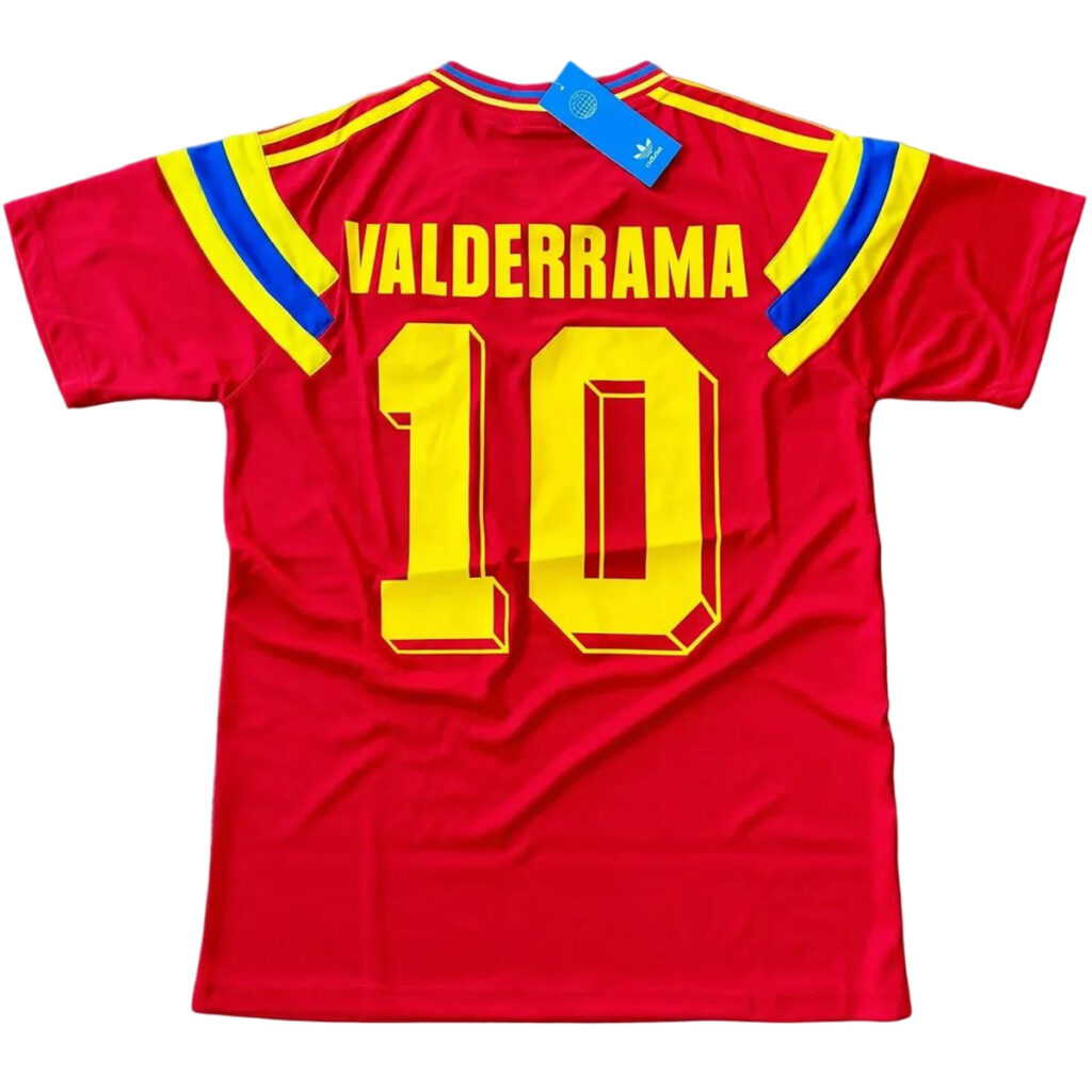VALDERRAMA #10 Retro Colombia Away Jersey 1990 - Cancha Kits