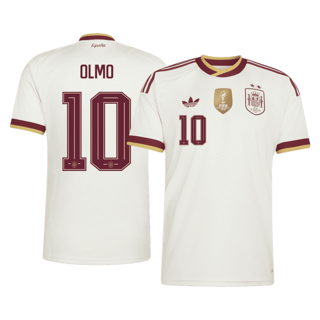 OLMO #10 Spain Away 2 Star Jersey World Cup 2026 - Cancha Kits