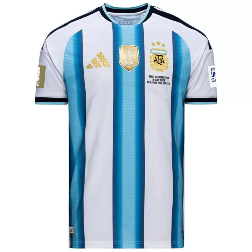 Argentina Home World Cup Final Version Match Jersey Player Edition 2026 - Cancha Kits