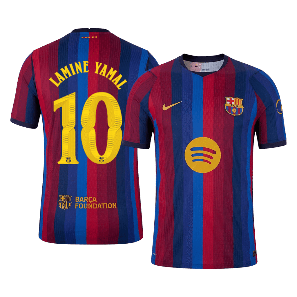 LAMINE YAMAL #10 Barcelona Home Match Jersey Player Version 2026/27 - Cancha Kits