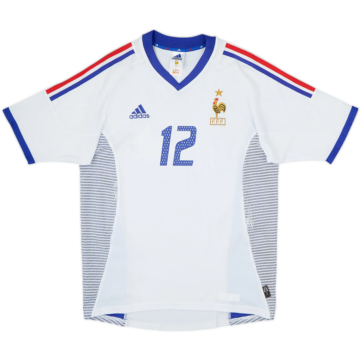 HENRY #12 Retro France Away Jersey World Cup 2002 (back view)
