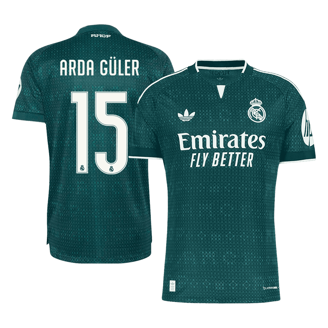 ARDA GÜLER #15 Real Madrid Away Match Jersey Player Version 2026/27