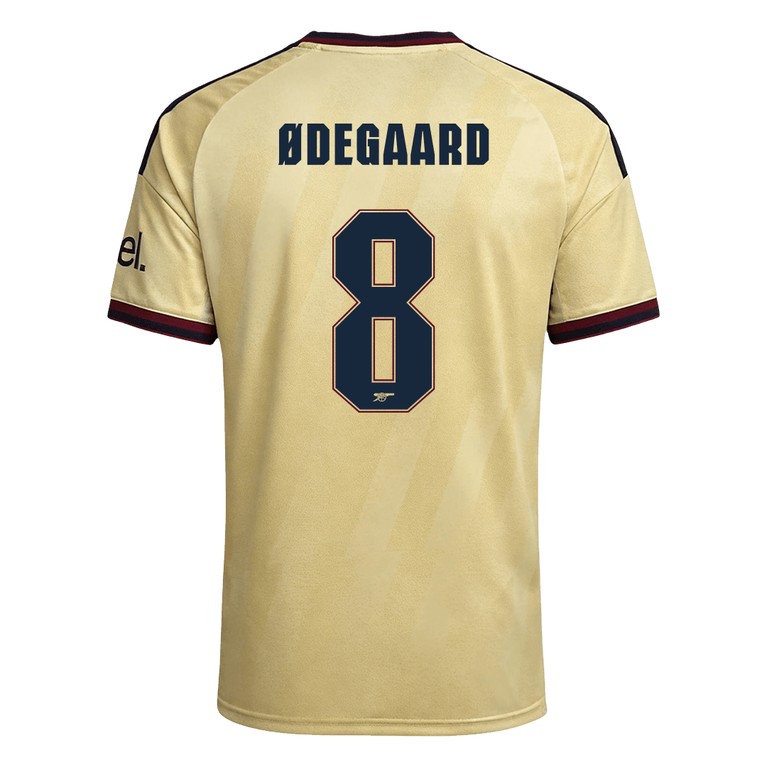 ØDEGAARD #8 Arsenal Third Away Match Jersey Player Version 2026/27 (back view)