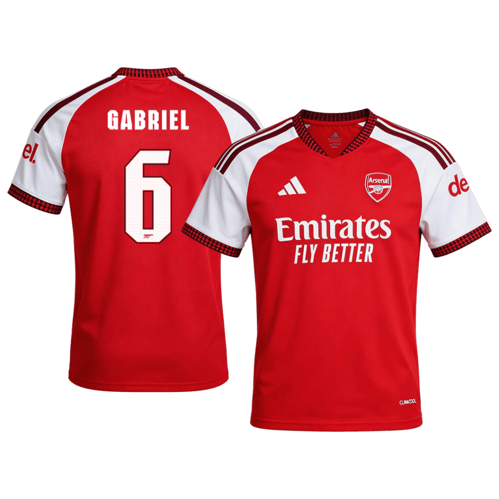 GABRIEL #6 Arsenal Home Jersey 2026/27 - Cancha Kits