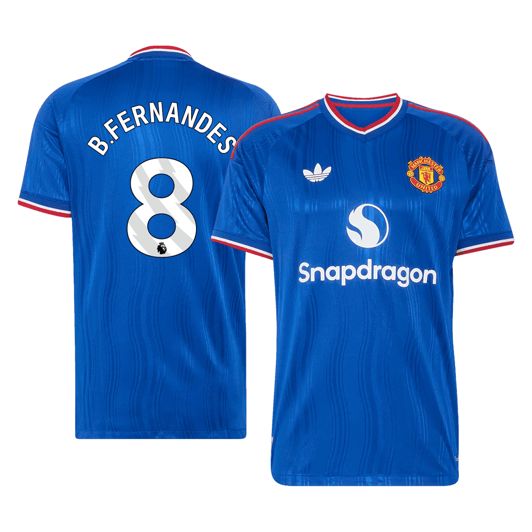 B. FERNANDES #8 Manchester United Away Match Jersey Player Version 2026/27