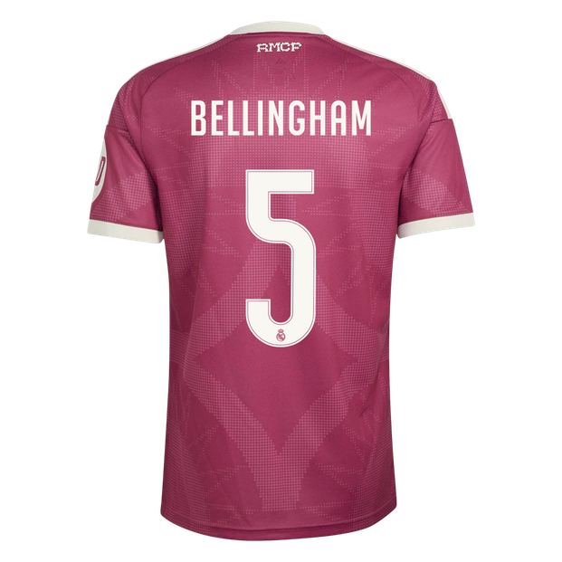 BELLINGHAM #5 Real Madrid Third Jersey 2026/27 (back view)